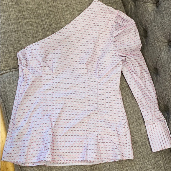 One shoulder long sleeve top - Picture 4 of 4